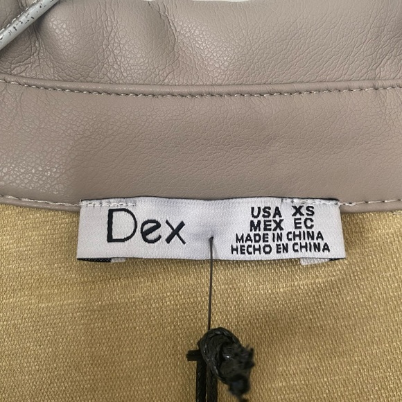 Dex Harding Faux Leather Shacket - Picture 3 of 7